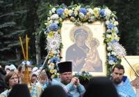 Procession on July 9, the feastday of the Tikhvin Icon of the Mother of God