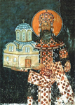 Святой благоверный король Сербский Стефан II Урош Милутин